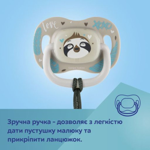 Пустушка Canpol Babies Exotic Панда, симетрична, 6-18 міс., 1 шт (34/921_pand) — 10152