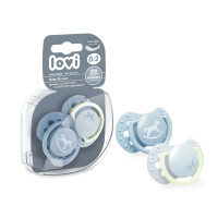Пустушка динамічна Lovi Baby Shower Boy, 0-2 міс., 2 шт. (22/900BOY)