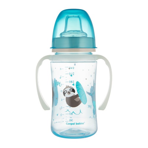 Кружка тренувальна Canpol babies EasyStart Sweet Fun, 240 мл (35/208_blu) — 10845