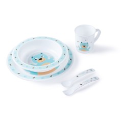 Набір посуду Canpol babies Cute Animals Ведмедик, 5 шт. (4/401_tur)