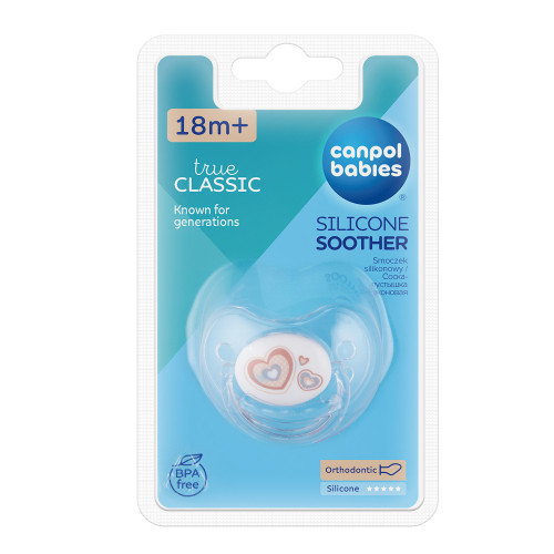 Пустушка анатомічна Canpol babies Newborn Baby 18+ міс (22/567_bei) — 10652