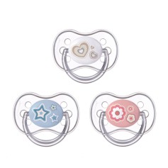 Пустышка Canpol babies Newborn Baby круглая, 0-6 мес., 1 шт (22/431)