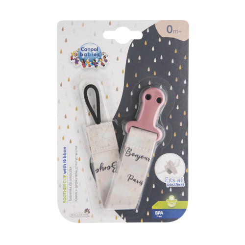 Ланцюжок до пустушки Canpol babies Bonjour Paris (51/026_pin) — 11020