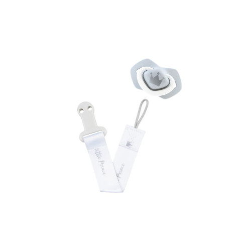 Ланцюжок до пустушки Canpol babies Royal Baby (51/025_grey) — 11017