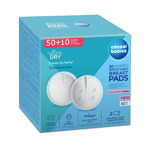 Лактаційні вкладиші Canpol babies, 60 шт. (1/652)