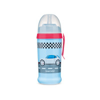 Поїльник Canpol babies Racing Auto з трубочкою, 350 мл (56/516_blud)