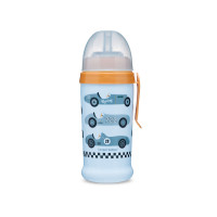 Поїльник Canpol babies Racing Auto з трубочкою, 350 мл (56/516_blul)