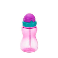 Поильник спортивный с трубочкой Canpol babies, 270 мл, розовый (56/109_pin)