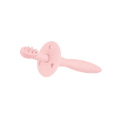 Силиконовая щетка для зубов Canpol babies с ограничителем, розовый (51/500_pin)