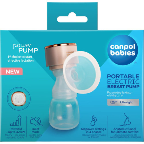 Електричний молоковідсмоктувач Canpol Babies PowerPump портативний (20/107)
