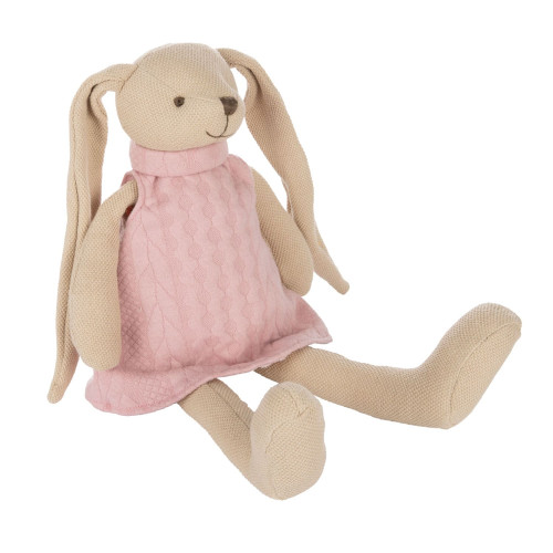 М'яка іграшка Canpol Babies Кролик, рожевий (80/200_pin) — 19385
