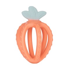 Игрушка-прорезыватель Canpol babies 3D Клубничка, оранжевая (80/400_ora)