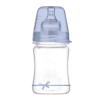 Пляшечка для годування скляна Lovi Diamond Glass Baby Shower boy, 150 мл (74/104boy)