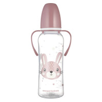 Пляшечка для годування Canpol Babies Cute Animals з ручками, 250 мл, рожева (11/845_pin)
