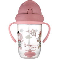Кружка непроливайка Canpol babies Bonjour Paris, 270 мл, червоний (56/607_red)