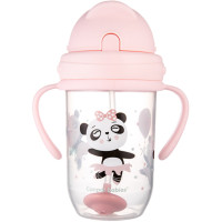Кружка непроливайка Canpol babies Exotic Animals, 270 мл, рожевий (56/606_pin)