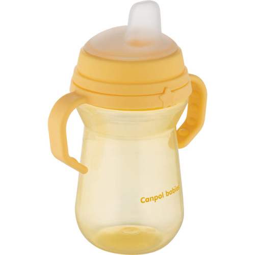 Кружка тренировочная Canpol babies FirstCup, 250 мл (56/615_yel) — 18707