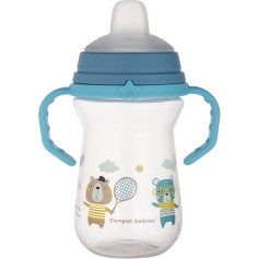 Кружка тренувальна Canpol babies FirstCup Bonjour, 250 мл, синій (56/613_blu)