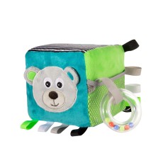 Розвиваюча іграшка-кубик Сanpol babies Bears м'яка (68/073_grey)