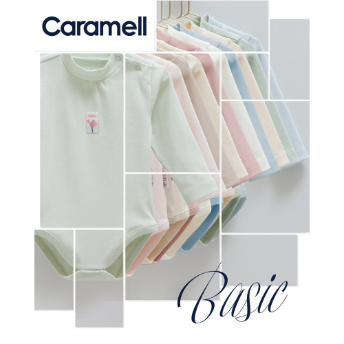 Боді для малюків Caramell серія Basic, коричневий (BE2075) Боді для малюків Caramell серія Basic, коричневий (BE2075)