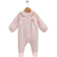 Детский комбинезон Caramell розовый, серия Cotton Jasmine (TK1137)