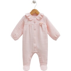 Дитячий комбінезон Caramell рожевий, серія Cotton Jasmine (TK1137)