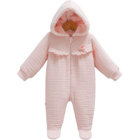 Детский комбинезон Caramell розовый, серия Cotton Jasmine (TK1141)