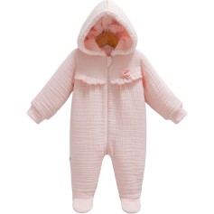 Дитячий комбінезон Caramell рожевий, серія Cotton Jasmine (TK1141)