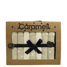 Набор детских платков Caramell 7 шт, зеленый (MND1084)