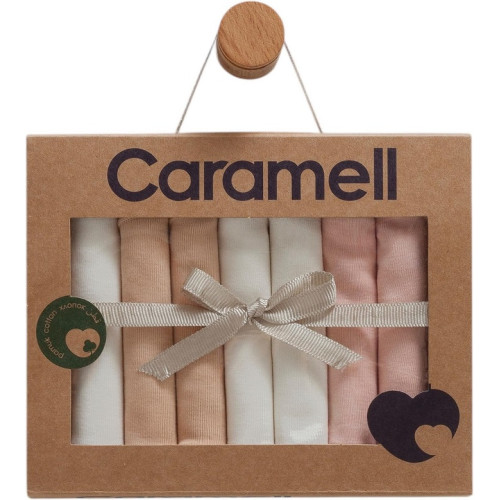 Набір дитячих хустинок Caramell 7 шт, серія Uni style, молочний (MND1831)