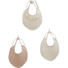 Комплект слинявчиків Caramell 3шт, серія Cotton Jasmine (ONK1143)