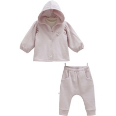 Детский комплект Caramell кофта + кофта + брюки, фиолетовый (TKK1999)