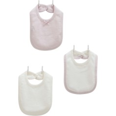 Комплект слюнявчиков Caramell 3 шт, серия Love feel, фиолетовый (ONK2002)