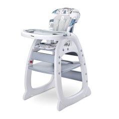 Стільчик для годування Caretero Homee Grey