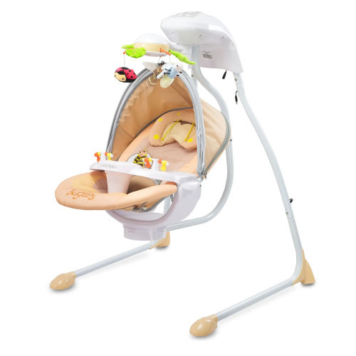 Крісло-гойдалка Caretero Bugies Beige — 3710 Крісло-гойдалка Caretero Bugies Beige — 3710