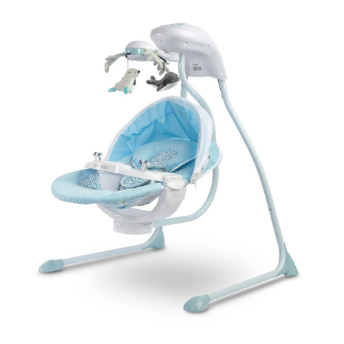 Крісло-гойдалка Caretero Raffi Blue — 3792