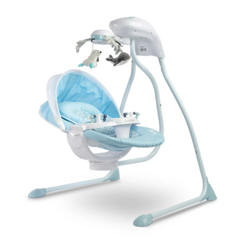 Крісло-гойдалка Caretero Raffi Blue — 3792