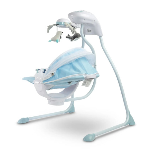 Крісло-гойдалка Caretero Raffi Blue — 3792
