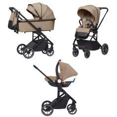 Коляска 3в1 Carrello Alfa+ CRL-6508 Evening Beige