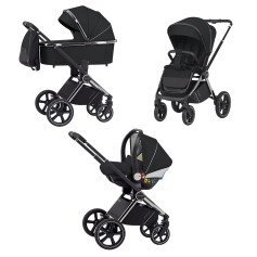 Коляска 3в1 Carrello Ultimo CRL-6512 Sable Black