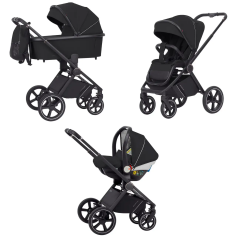 Коляска 3в1 Carrello Ultimo CRL-6517 Pitch Black