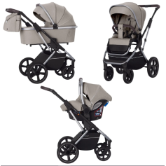 Коляска 3в1 Carrello Aurora CRL-6502/2 Almond Beige