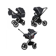 Коляска 3в1 Carrello Optima CRL-6504 Platinum Grey