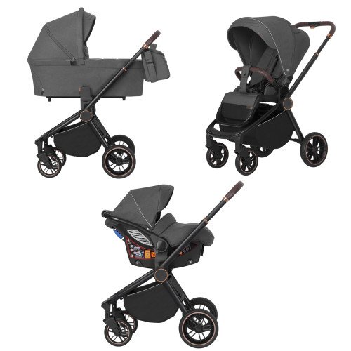 Коляска 3в1 Carrello Epica CRL-8511/1 Iron Grey