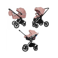 Коляска 3в1 Carrello Optima CRL-6504 Hot Pink