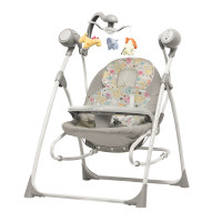 Крісло-гойдалка Carrello Nanny 3в1 CRL-0005 Grey Planet
