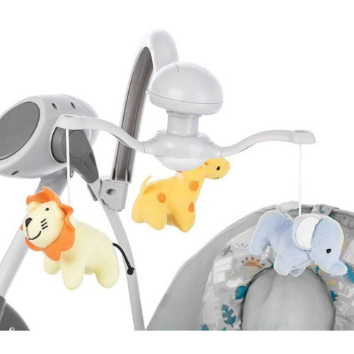 Крісло-гойдалка Carrello Nanny 3в1 CRL-0005 Grey Planet — 4326 Крісло-гойдалка Carrello Nanny 3в1 CRL-0005 Grey Planet — 4326