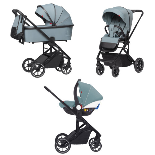 Коляска 3в1 Carrello Alfa+ CRL-6508 Parrot Green