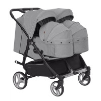 Коляска 2в1 для двойни Carrello Connect CRL-5502/1 Ink Gray