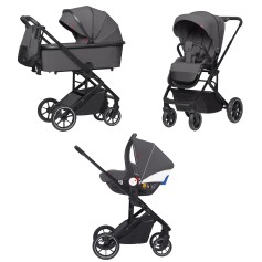 Коляска 3в1 Carrello Alfa+ CRL-6508 Falcon Grey